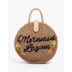 Loungefly Disney Peter Pan Mermaid Lagoon Jute Circle Tote (Box Lunch Exclusive)